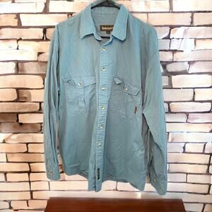 Timberland Weathergear Mens Size Large Long Sleeve Shirt Size L